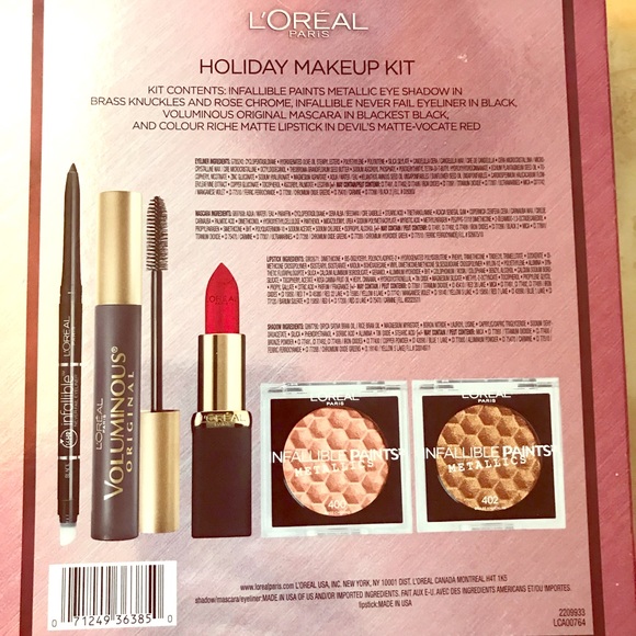 NIB REDUCED! L’Oréal Makeup kit 5 FULL SIZE ITEMS! - Picture 2 of 2